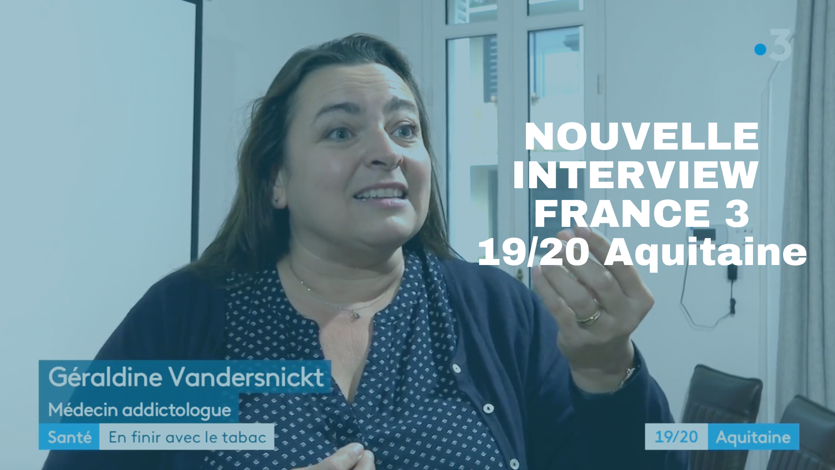 Nouvelle Interview France 3 : 19/20 du 2 novembre 2021